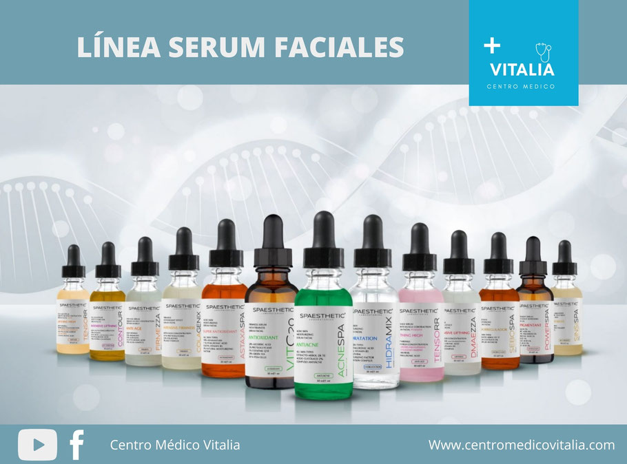 Speaesthetic línea de serum faciales, anti edad, colágeno, vitaminas c, despigmentantes.