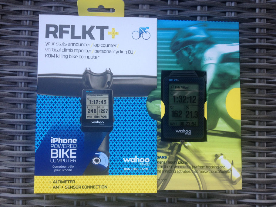 So erhälst Du den RFLKT+ hier noch frisch in der Verpackung. Und viel mehr Teile außer der Befestigung ist nicht dabei und auch nicht nötig. Sensoren braucht der RFLKT jedenfalls keine.