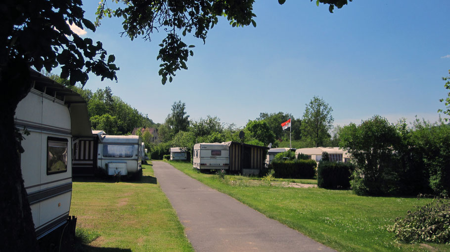 Dauercampingplatz Bieger mitten in der Fränkichen Schweiz zwischen Zuckerhut und der Wiesent in Rothenbühl bei Ebermannstadt