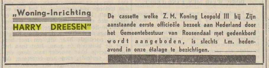 1938.11.18 Nieuwe Tilburgsche Courant Advertentie