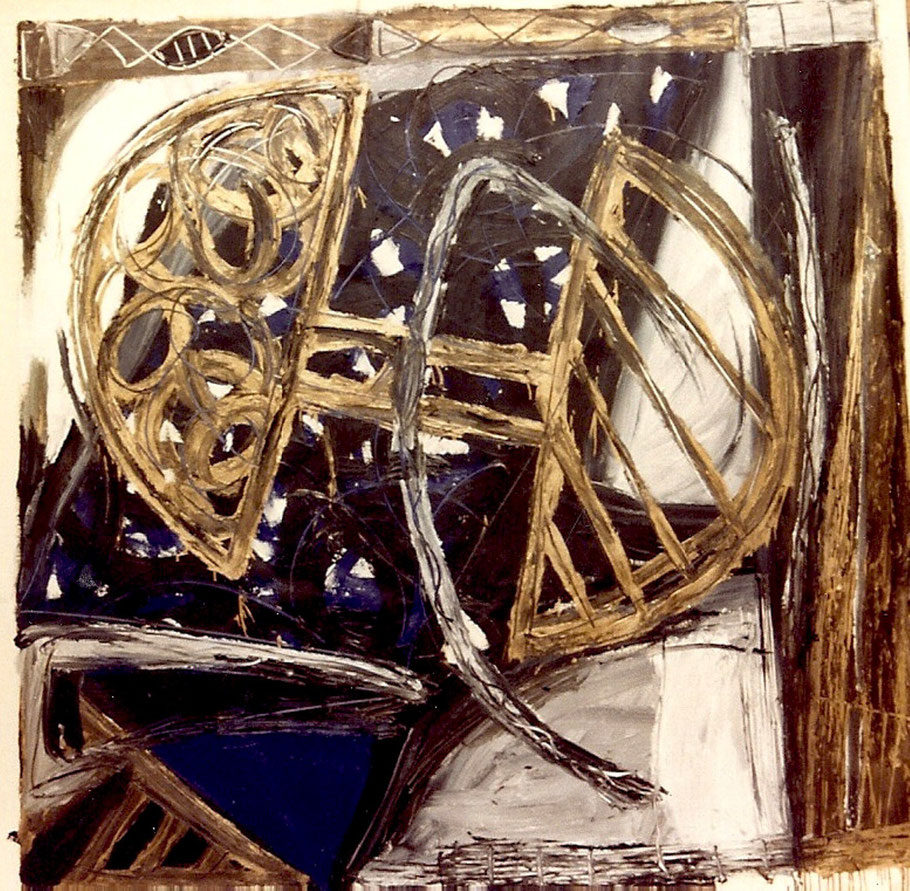 Catedral. Óleo s/lienzo. 210x210. 1988