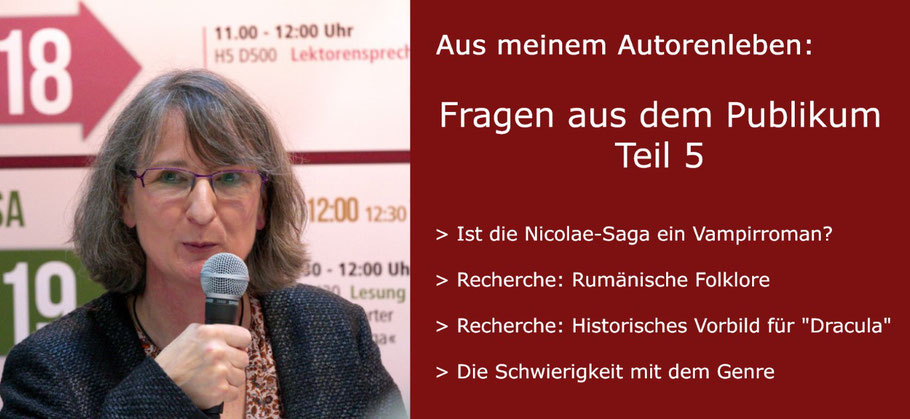 Fragen aus dem Publikum Teil 5: Ist die Nicolae-Saga ein Vampirroman?