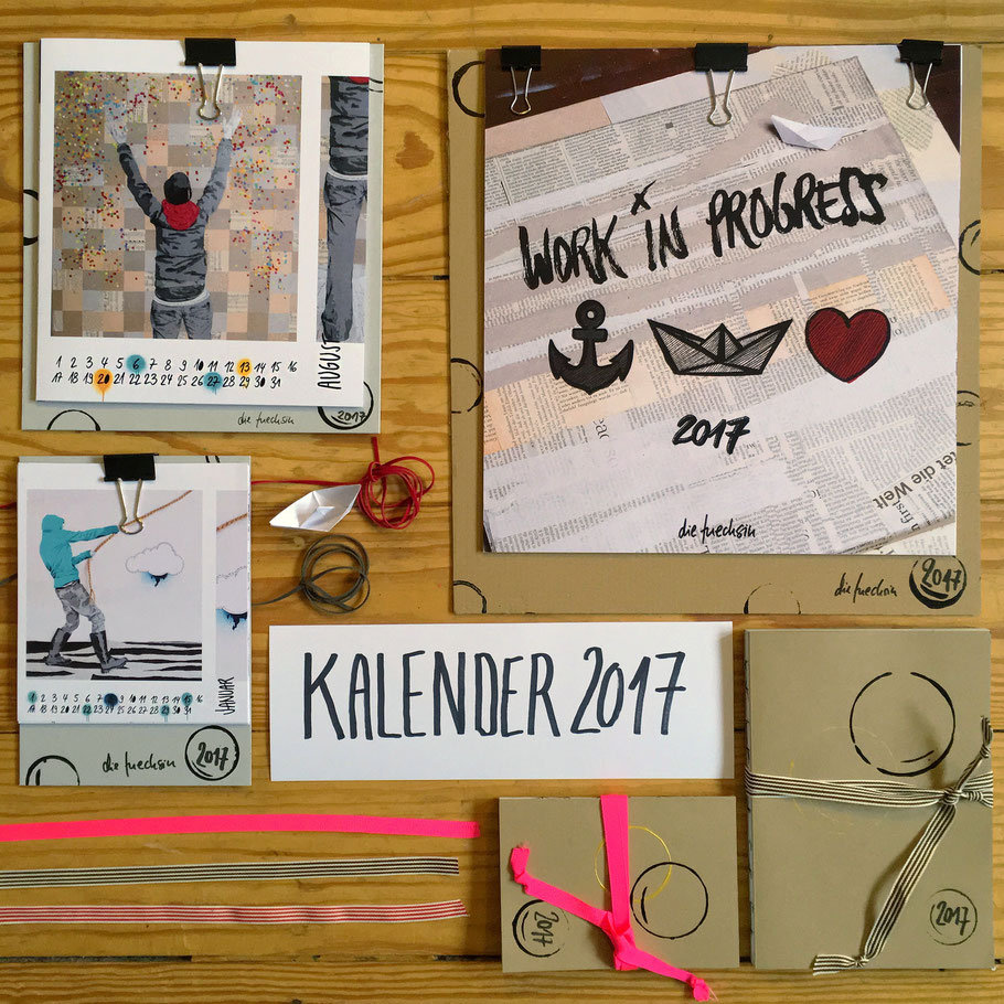 Kalender 2017 // Wand- und Tischkalender & Buchkalender