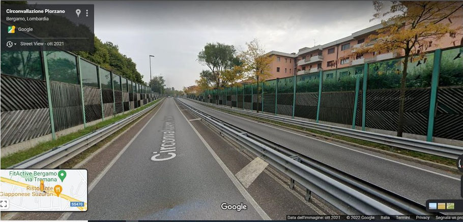 BARRIERE FONOASSORBENTI→CIRC.NE PLORZANO→BERGAMO