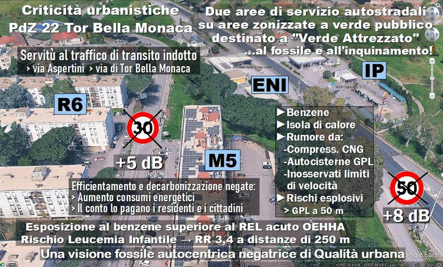 Contrasto tra obiettivi di decarbonizzazione e picchi benzene OEHHA da stazioni carburanti in PdZ 22