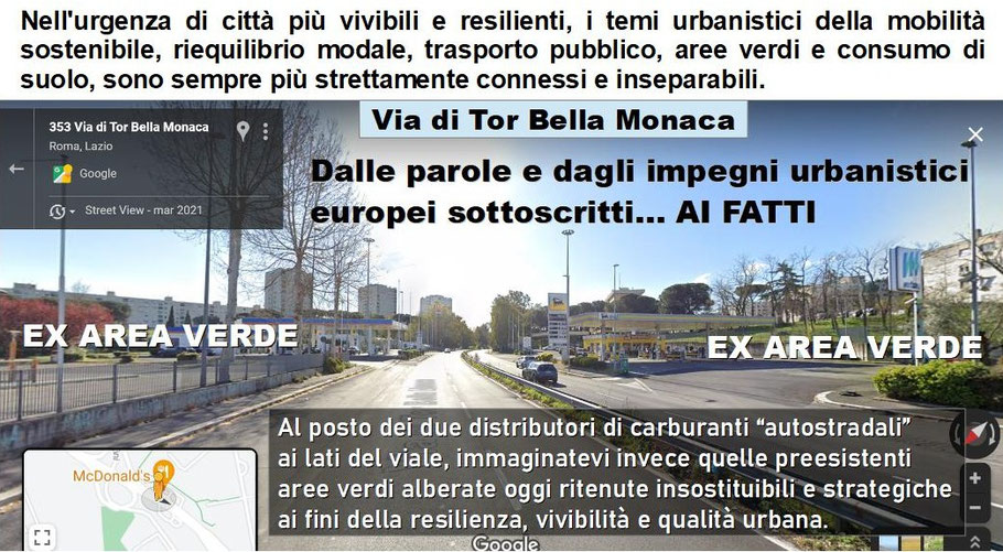 VIA DI TOR BELLA MONACA (Link a Gmaps nell'immagine)