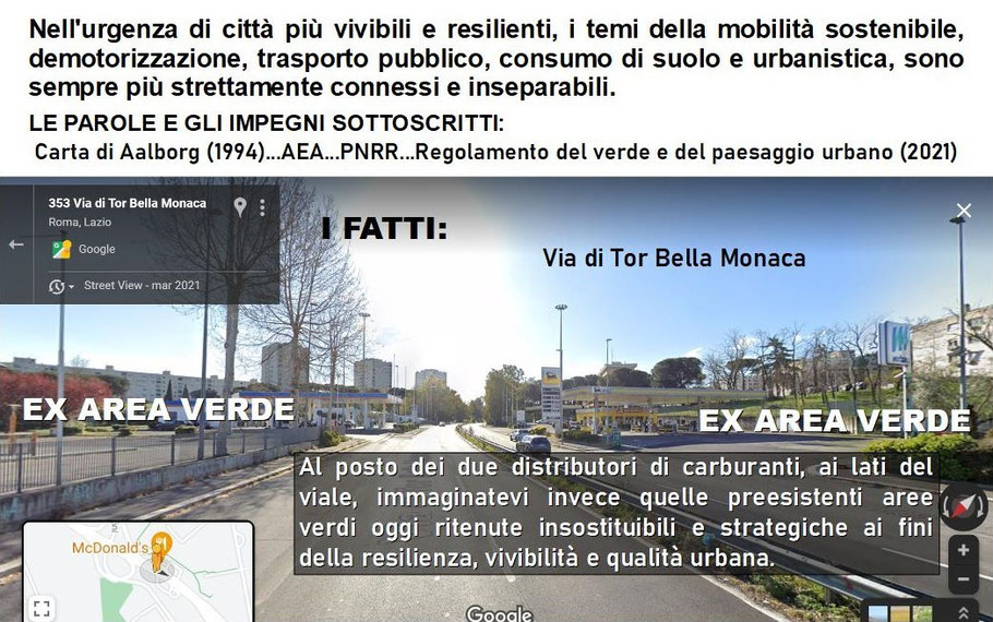 VIA DI TOR BELLA MONACA (Link a Gmaps nell'immagine)