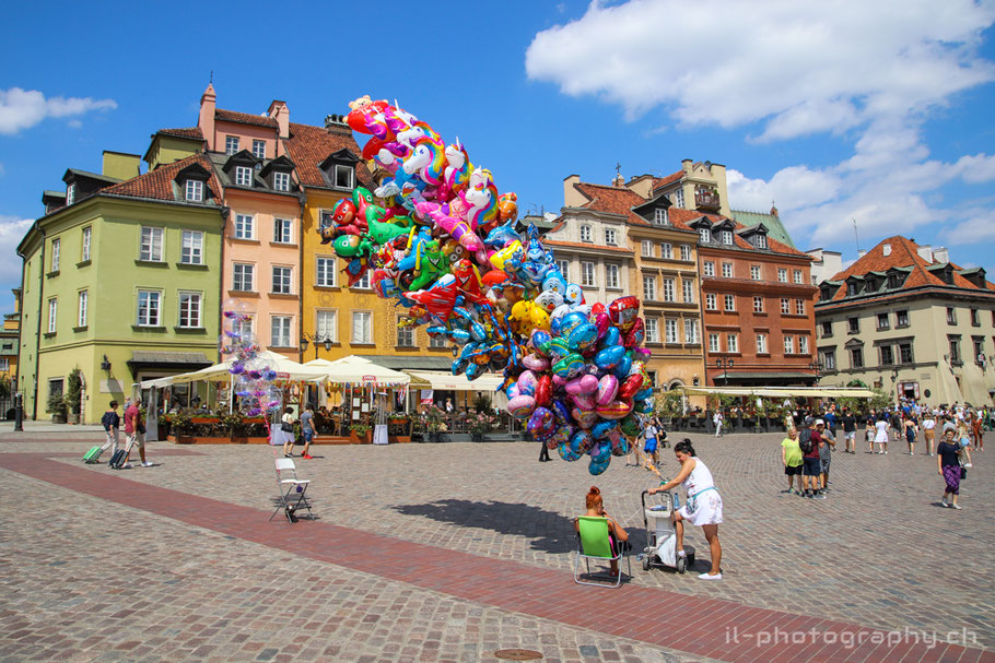 Warschau Altstadt in Polen