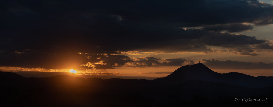 Coucher de soleil Puy de Dôme