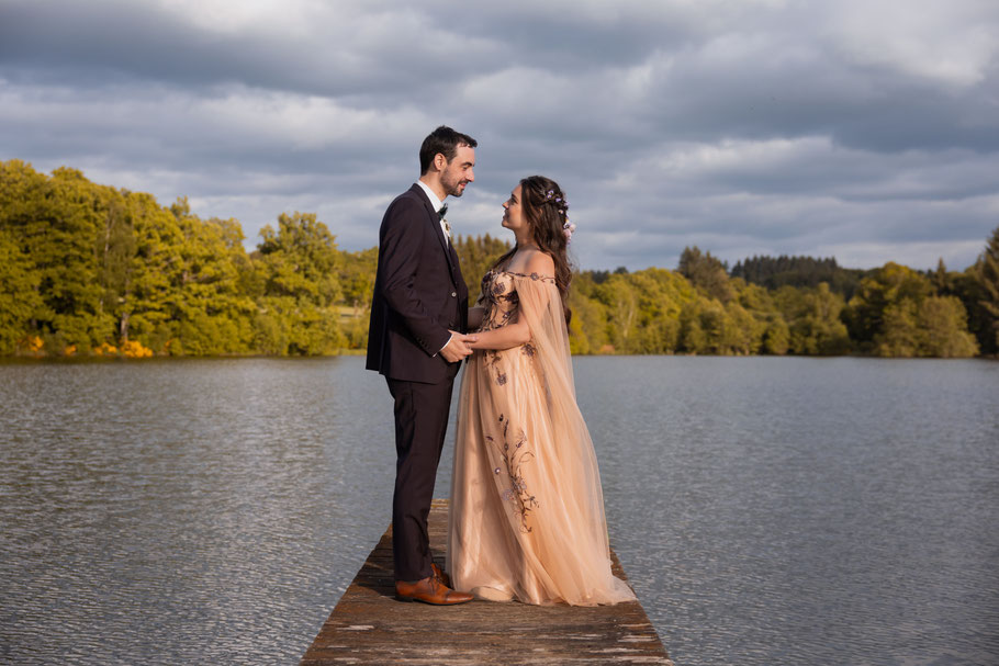 Photo de mariage au domaine du Balbuzard