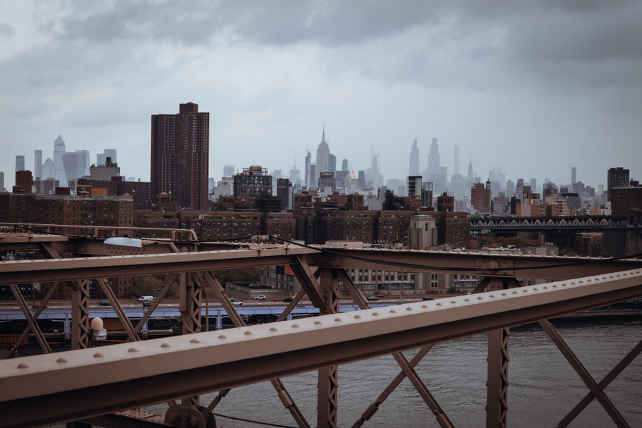New-York vue du pont de Brooklyn