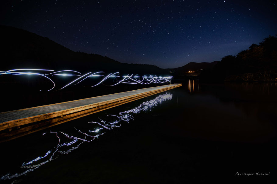 Light painting lac chambon