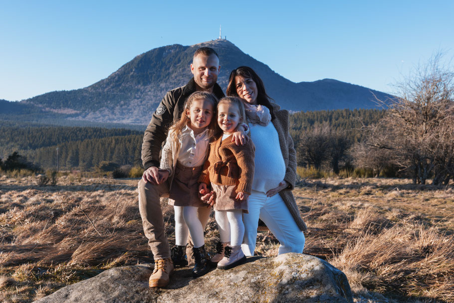 Shooting photo grossesse en famille - Clermont-Ferrand