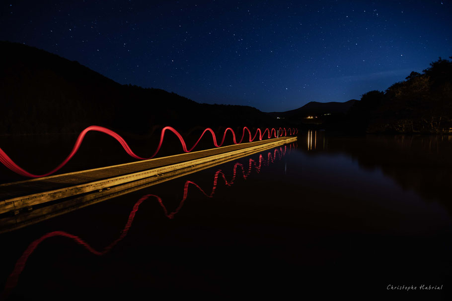 Light painting lac chambon