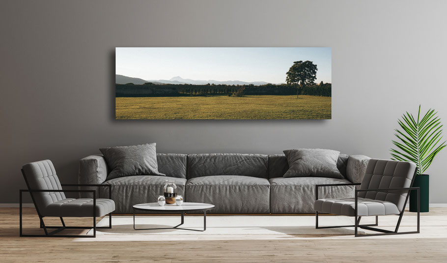 Panoramique chaîne des Puys - Auvergne