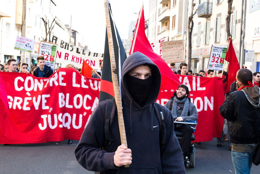 Manifestation contre la  Loi travail Clermont Ferrand