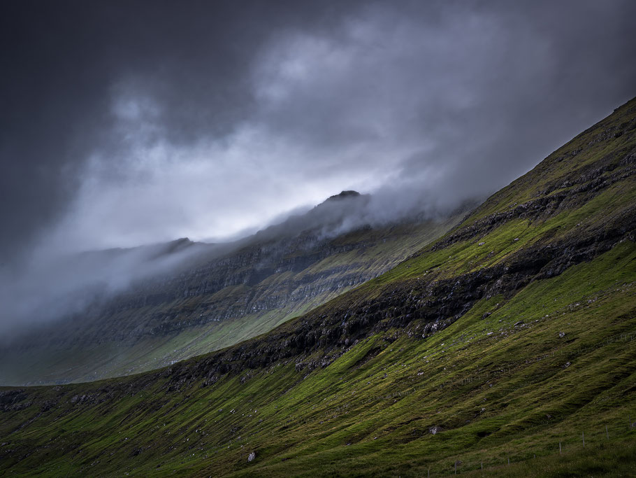 Nebel, aufregendens Wetter, Färöer