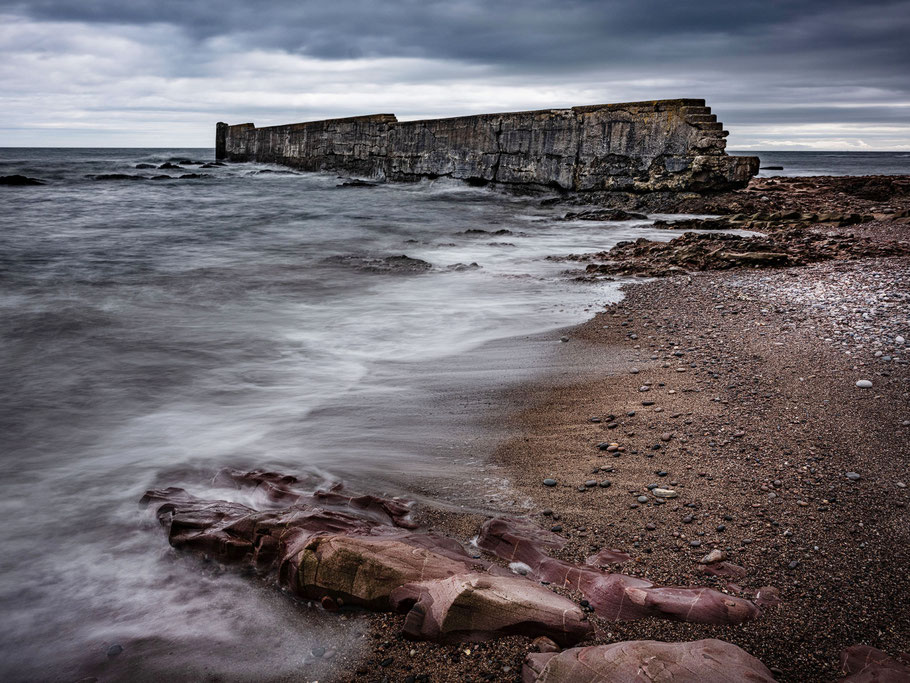 Bucht von Auchmithie, Hafenanlage