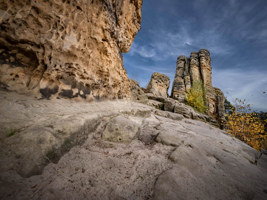 Fünf-Finger-Felsen in den Halberstädter Klusbergen