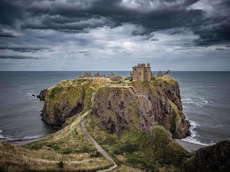Dunnottar Castle, Burgruine