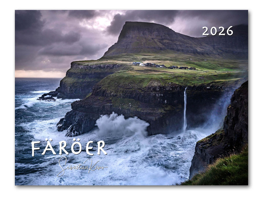 Landschafts-Kalender 2026, querformat, A2