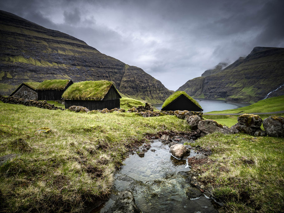 Saksun, Faroe Island, Fäöer