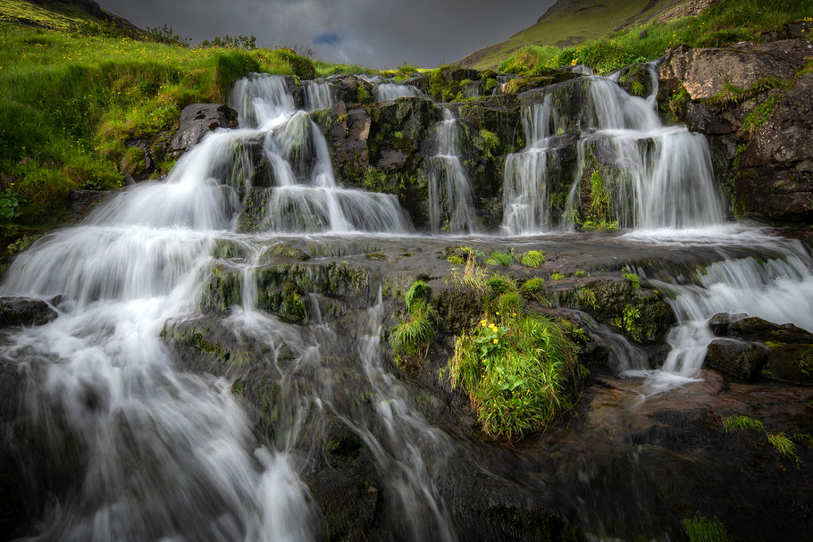 Wasserfall nahe Gásadalur