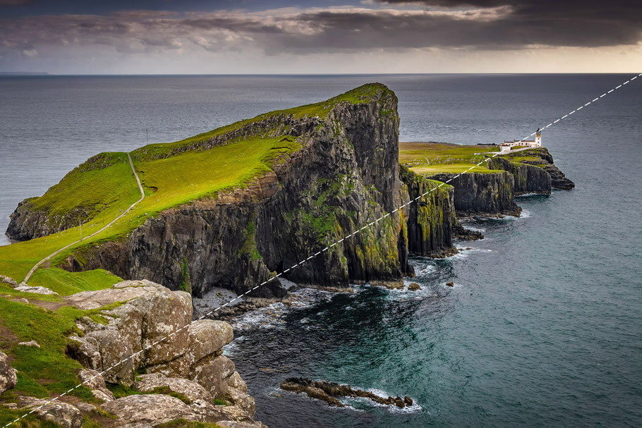 Neist Point, Komposition mit Diagonale