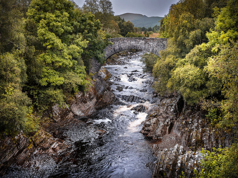 alte steinerne Brücke, Schottland, Fotoreise