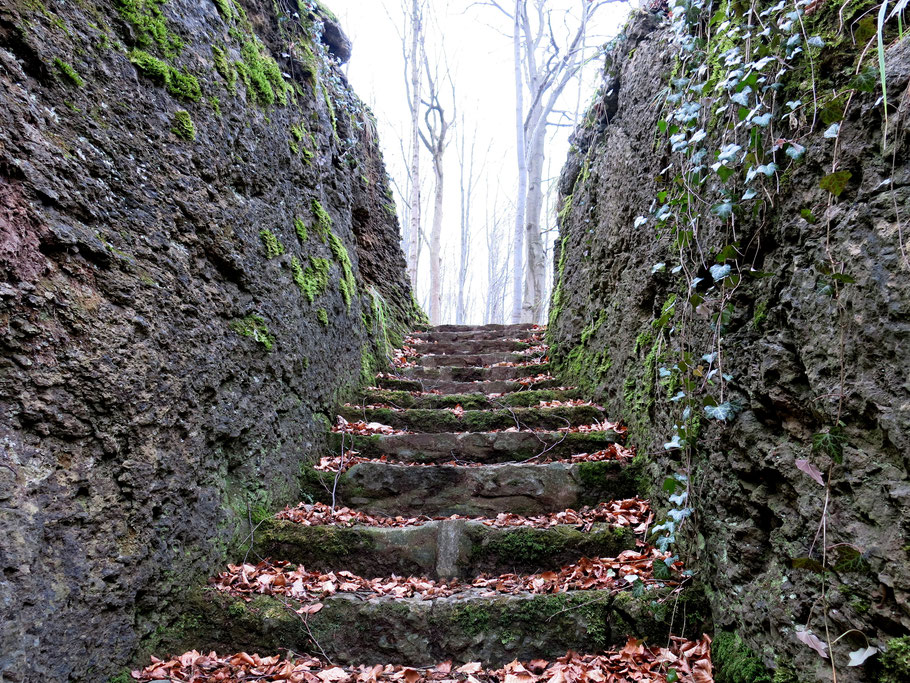 Felsentheater Bad Liebenstein - Treppen