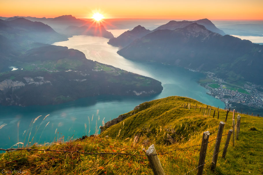 Sonnenuntergang auf dem Fronalpstock