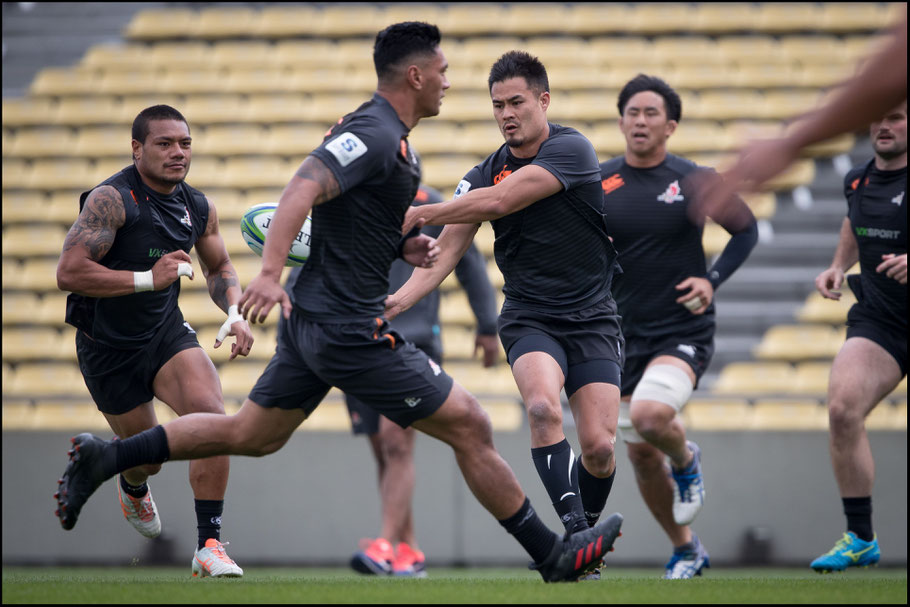 Sunwolves train at the captain's run ahead of the game against Waratahs – Sachiyo Karamatsu Inside Sport: Japan, April 6th, 2018