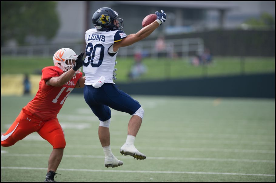 WR Ryosuke Okutsu had the catch of the day — John Gunning, Inside Sport: Japan, May 19, 2018