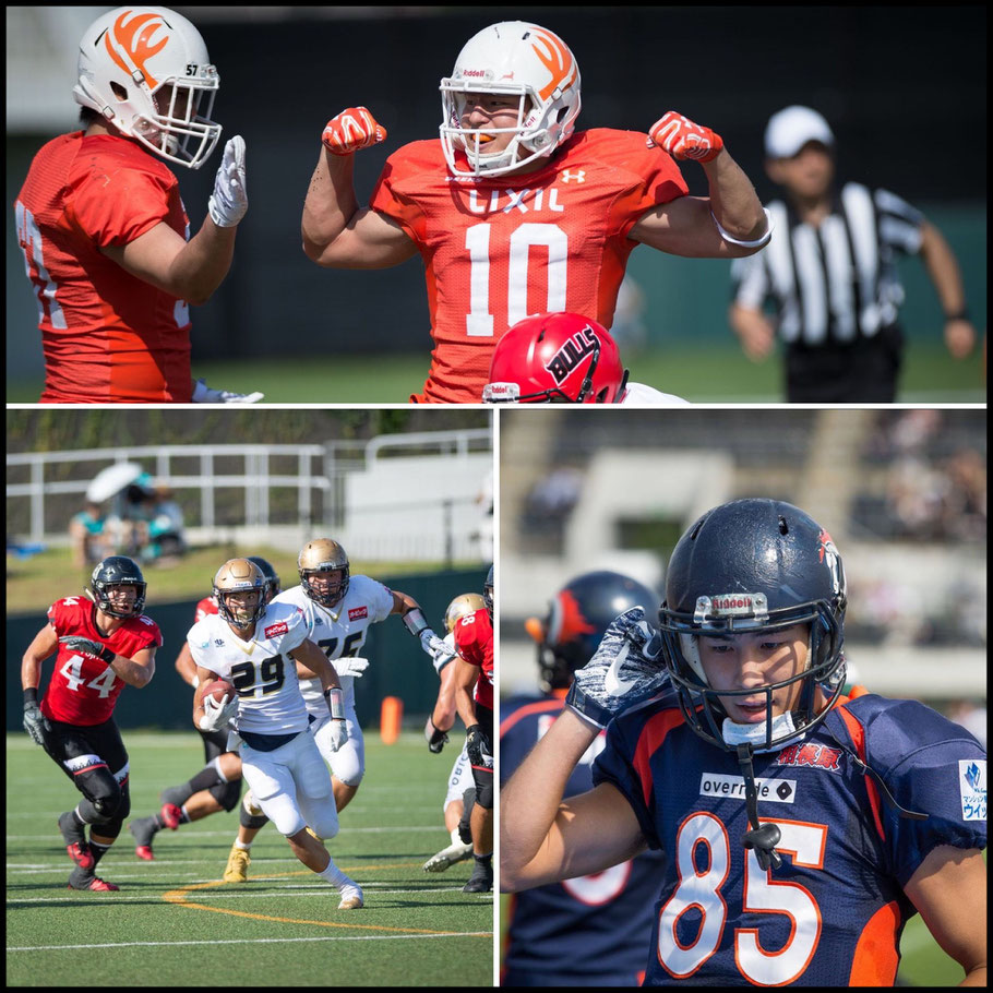 Takagi played at Keio University with future XLeague stars Akira Ando (top) Taku Lee (left) and Yuhei Yagi (right)