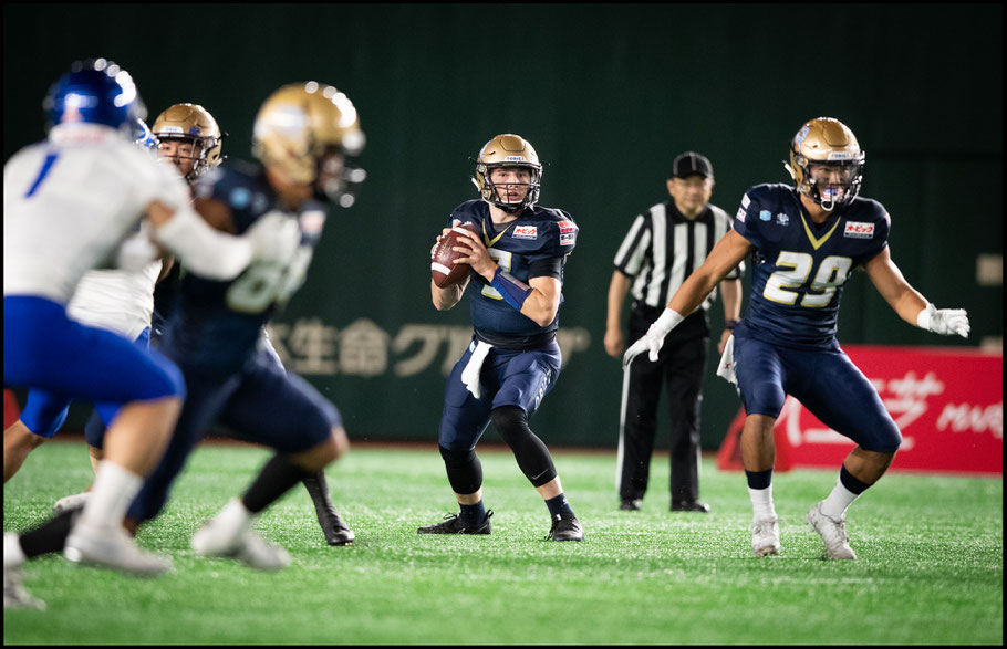 QB Skyler Howard was 11 of 15 for 263 yards and 3TDs – Sachiyo Karamatsu, Inside Sport: Japan, June 17, 2019