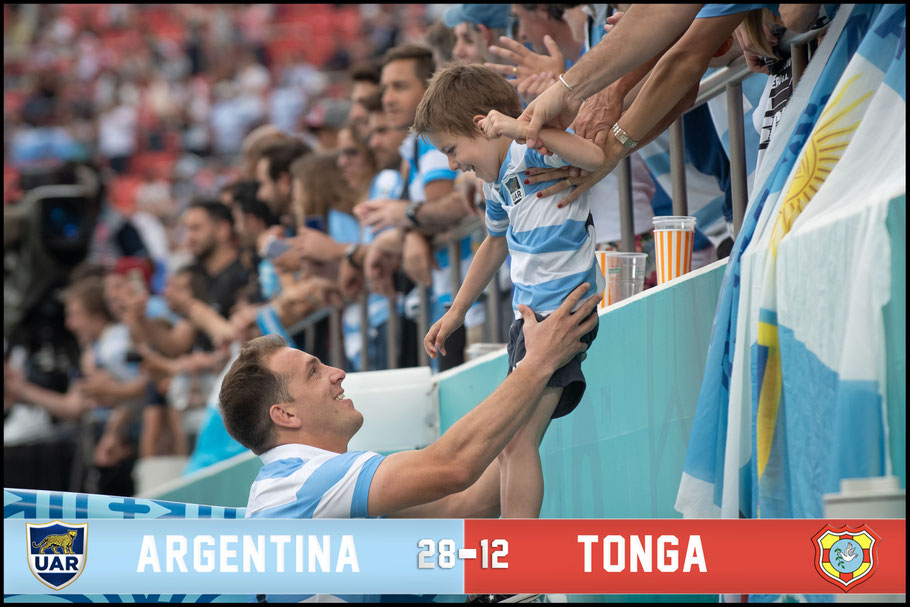 Argentina players have spent time with family and friends after each game – Lionel Piguet Inside Sport: Japan, Sept 28, 2019