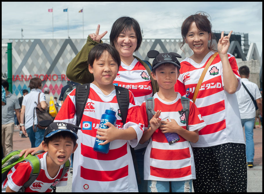 A family of Brave Blossom fans – Lionel Piguet, Inside Sport: Japan, Sept 22, 2019