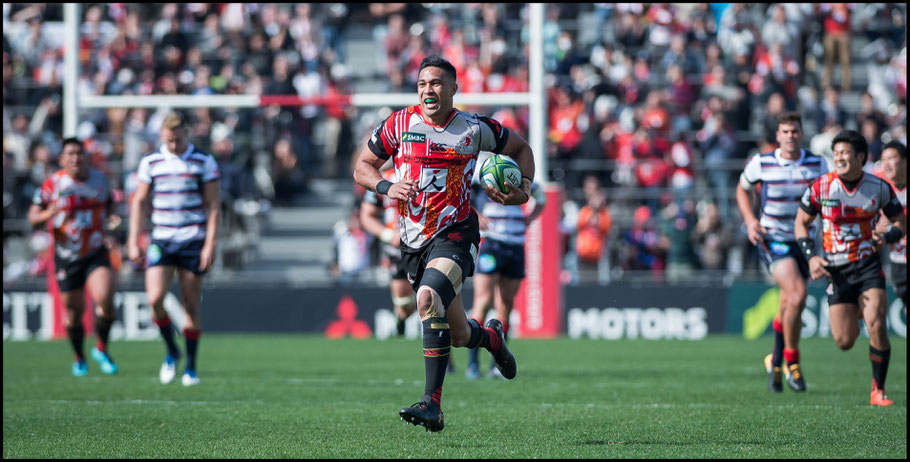 William Tupou scored an intercept try  – John Gunning, Inside Sport: Japan, Mar 3rd, 2018