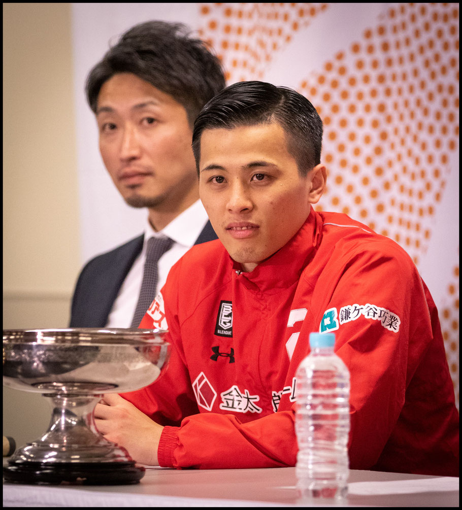 Togashi's at the post game press conference– Sachiyo Karamatsu, Inside Sport: Japan, Jan 13th, 2019