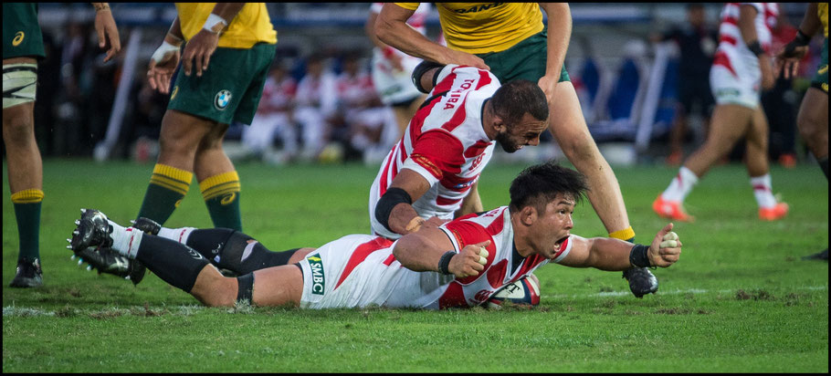 Kazuki Himeno's try was the last action of the evening- John Gunning, Inside Sport: Japan, Nov 4, 2017