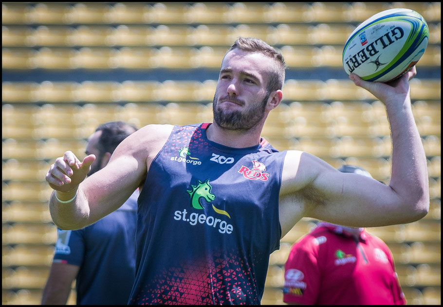 202cm tall Kane Douglas is a formidable opponent in the lineout – Chris Pfaff Inside Sport: Japan, May 11th, 2018