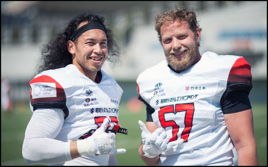 Bulls LBs Andrew Gonzales & Jeff Koelsen — John Gunning, Inside Sport: Japan, April 21, 2018