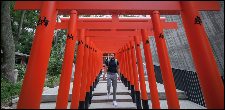 Hasic at a local shrine — Lionel Piguet, Inside Sport: Japan, May 18, 2018