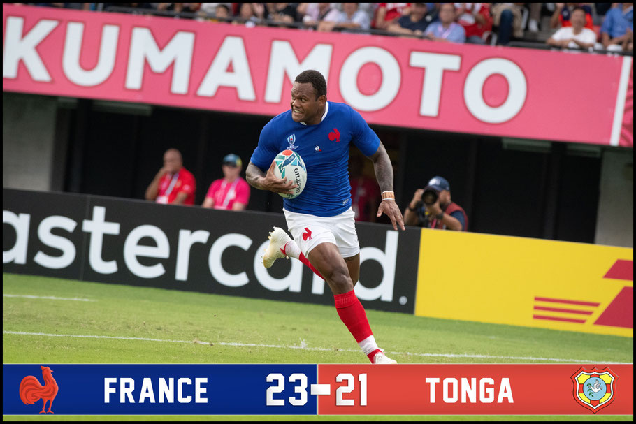 A hard fought win over Tonga sent France through to the quarterfinals – Lionel Piquet, Inside Sport: Japan, Oct 6, 2019