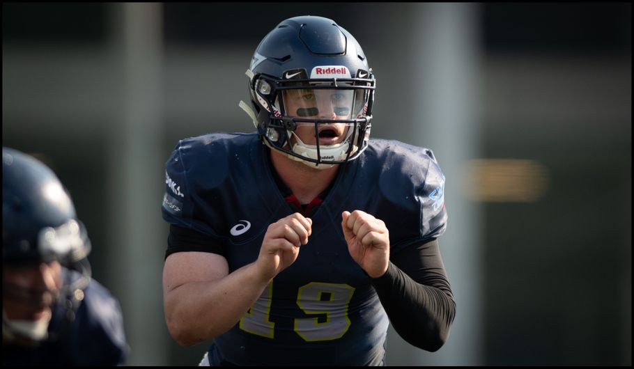 Finies QB Cody Sokol during the Green Bowl final – Lionel Piguet, Inside Sport: Japan, May 26, 2019