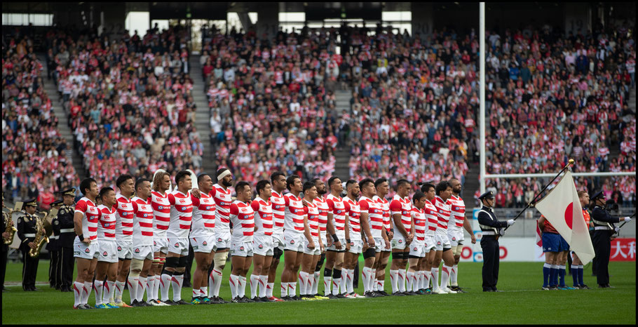 The game was played in front of a home international record crowd of 43,751  - Sachiyo Karamatsu, Inside Sport: Japan, Nov 3, 2018