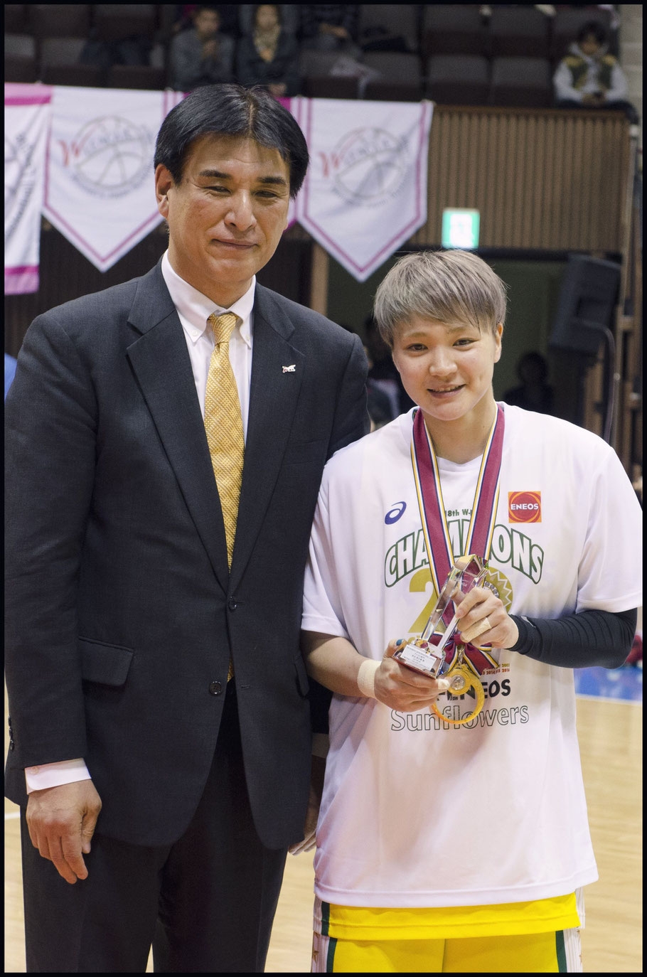 Tournament MVP Asami Yoshida. — Chris Pfaff, Inside Sport: Japan, March 12, 2017