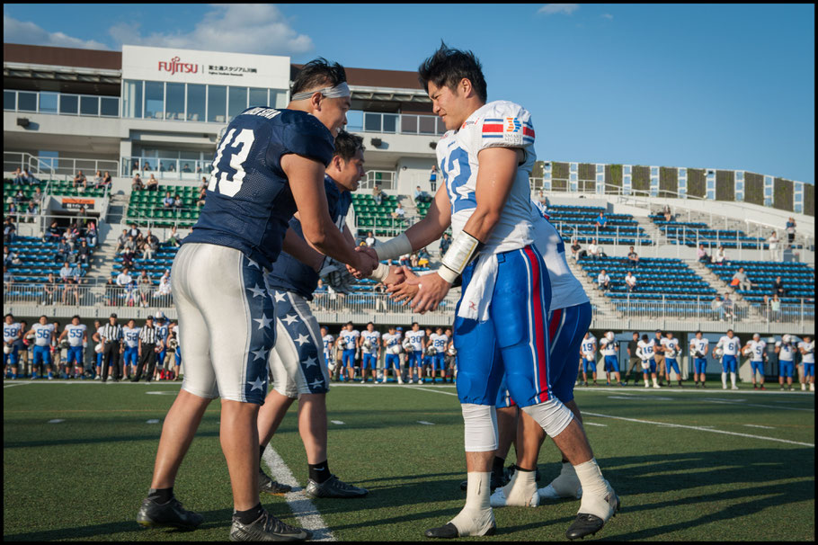 Silver Star and Creators players before the game — Chris Pfaff, Inside Sport: Japan, May 4, 2018