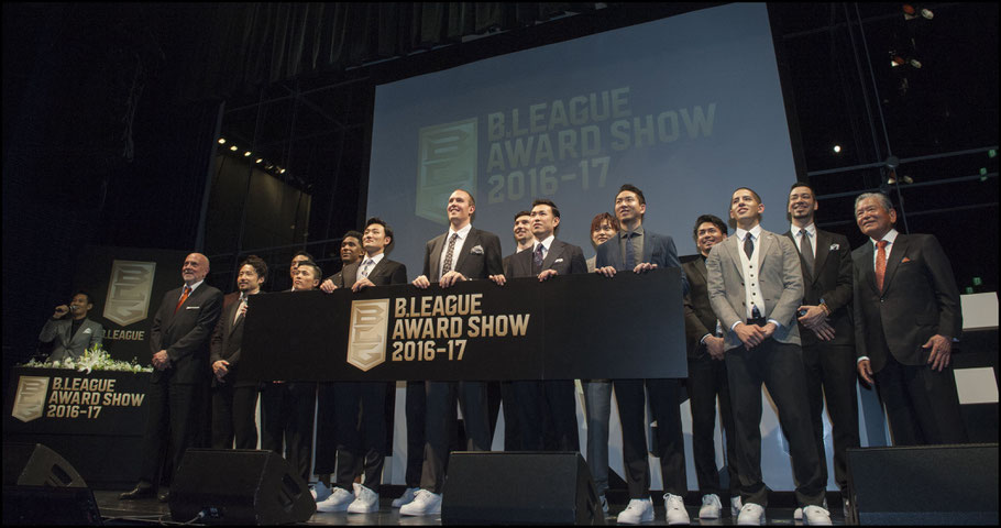 The B.League awards were held Tuesday night at Tokyo Midtown - Chris Pfaff, Inside Sport: Japan, May 30, 2017