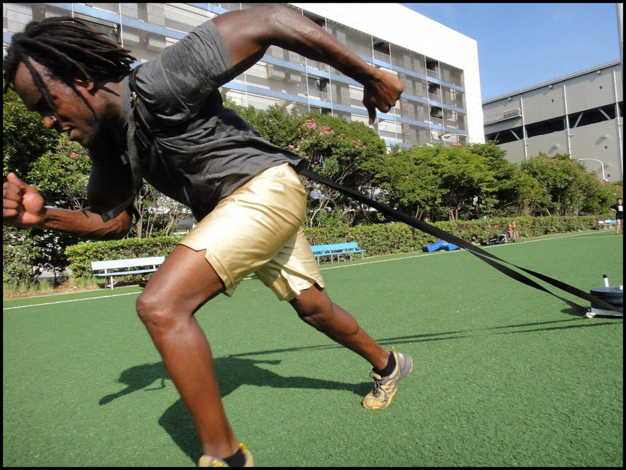 Jackson working out in 2009 - Photo courtesy of Kevin Jackson